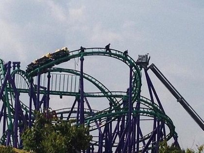 Rescuers pull stranded passengers from Six Flags roller coaster in PG County