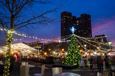 Christmas Village in Baltimore Celebrates 5th Anniversary  with new Inner Harbor Tree Lighting