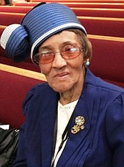 Born on Thanksgiving Day November 26, 1917, Margo Purdy celebrated her 100th birthday on Sunday, November 26, 2017 at Mt. Lebanon Baptist Church. May God continue to bless you! Happy Birthday Mrs. Purdy.
