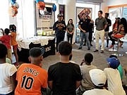 AT&T hosted the team at the Harbor East AT&T store in downtown Baltimore on Friday, June 30, to present jerseys the team will wear in the tournament that’s scheduled to begin on Sunday, July 9 in Aberdeen.