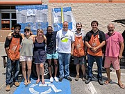 Volunteers meet at Home Depot in Annapolis to pick up air conditioning units, deliver them to local residents, and set them up. Over 30 air conditioning units have been given to help Annapolitans who needed help to beat the heat.