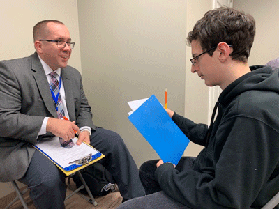 Special Needs Students Practice Interviewing Skills With Local Businesses