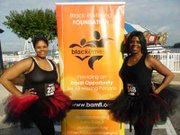 Two fashionable sisters were happy to support the 2015 Hope Without Boundaries 5K Walk/Run that was held at the National Harbor on May 30, 2015.         