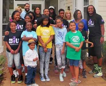 Usama Young and selected BGCAA campers, staff and members of BIU visited the Light House Shelter in Annapolis, where they delivered food.  