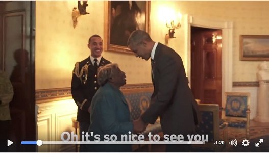 Woman, 106, dances with joy at meeting Obama and the Internet goes ‘Aww’