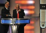 Stock car racing trailblazer Wendell Scott was among five legendary drivers enshrined into the NASCAR Hall of Fame in Charlotte, North Carolina during the Induction Ceremony held in the Crown Ball Room at the Charlotte Convention Center on January 30, 2015.